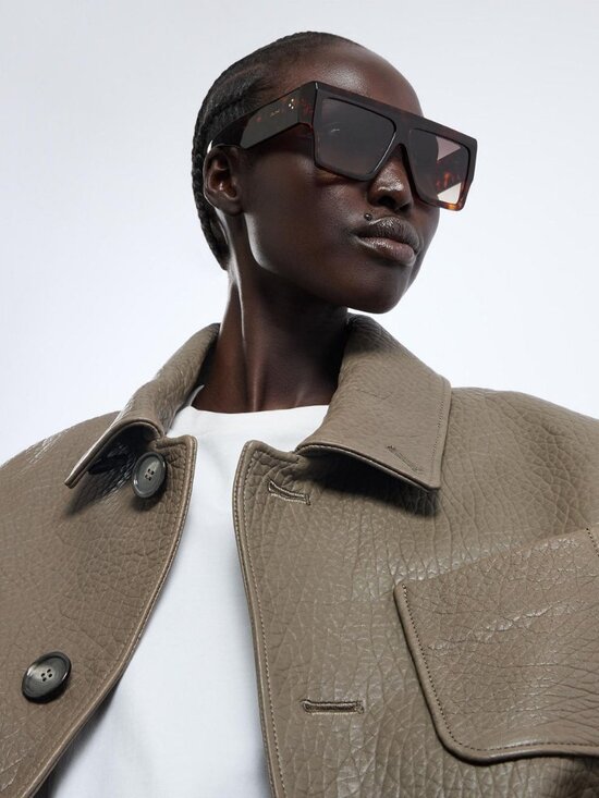 NEW CELINE SUNGLASSES HAVANA WOMEN EYEWEAR CELINE CL40092I 52F main image 4